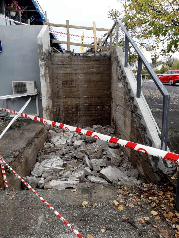 KBT-Rakennus Oy, timanttityöt, käsisahaus